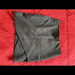 Cross front mini skirt